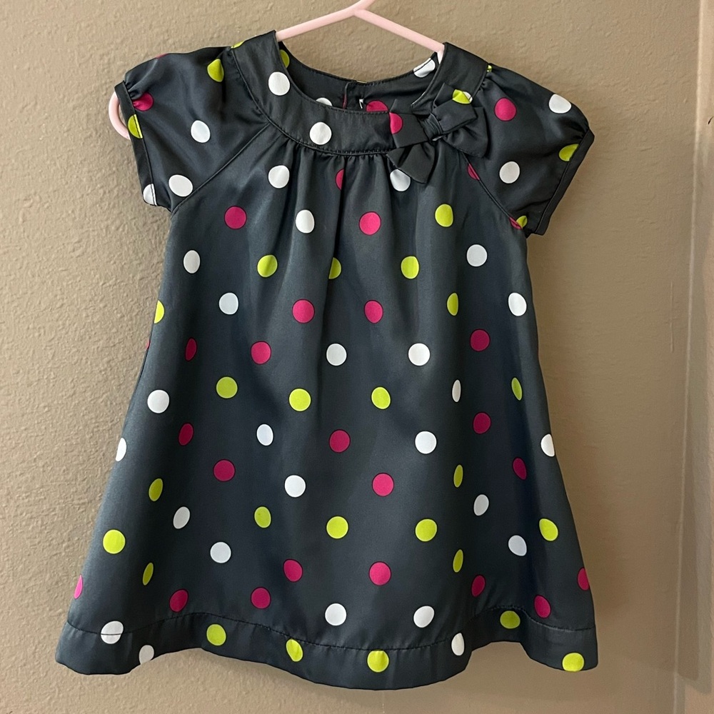 Adorable infant polkadot dress!